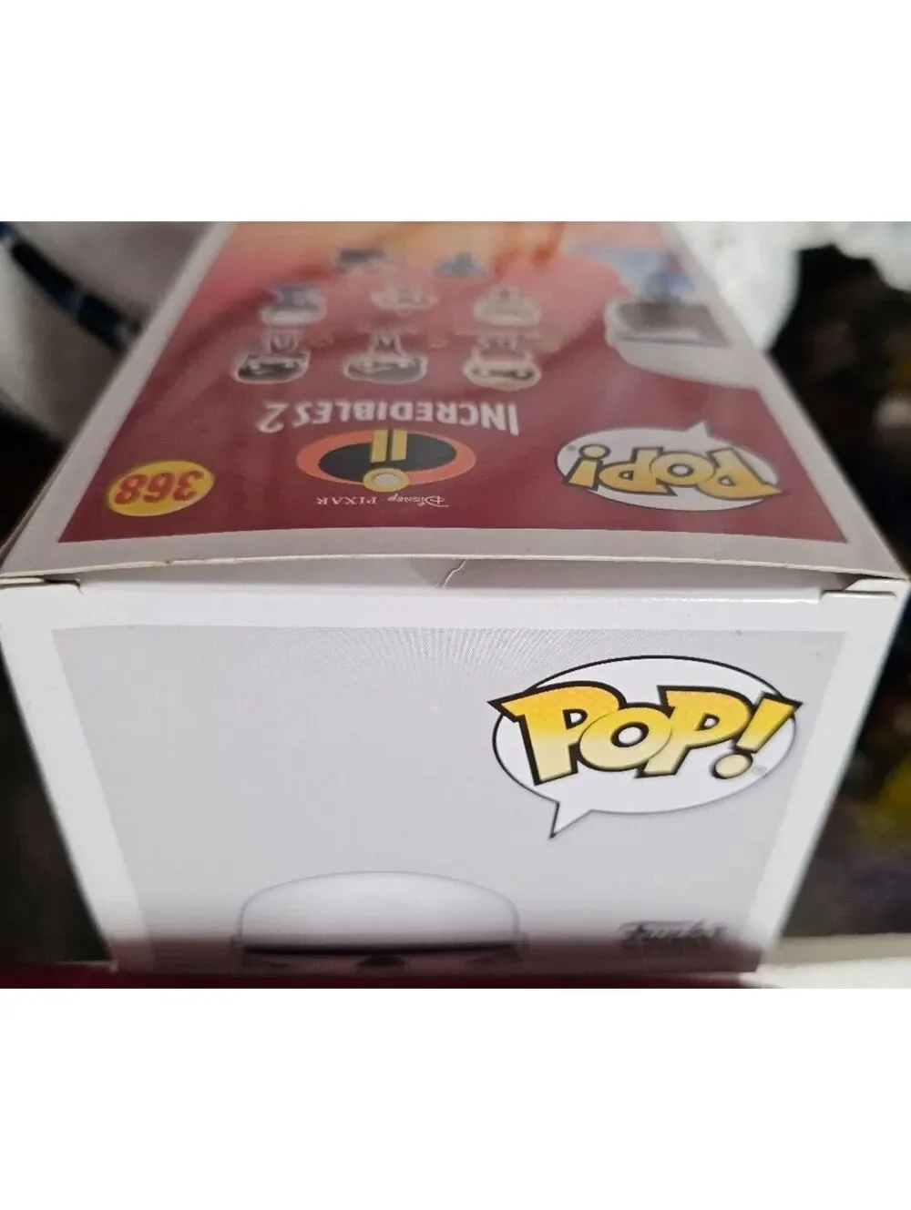 Funko Pop Incredibles 2 Frozone 368 Vinyl Figure Preowned Box & Figure Wear